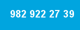 982 922 27 39 982 922 27 39